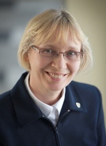 Portrait photograph of Zoya Leonenko smiling